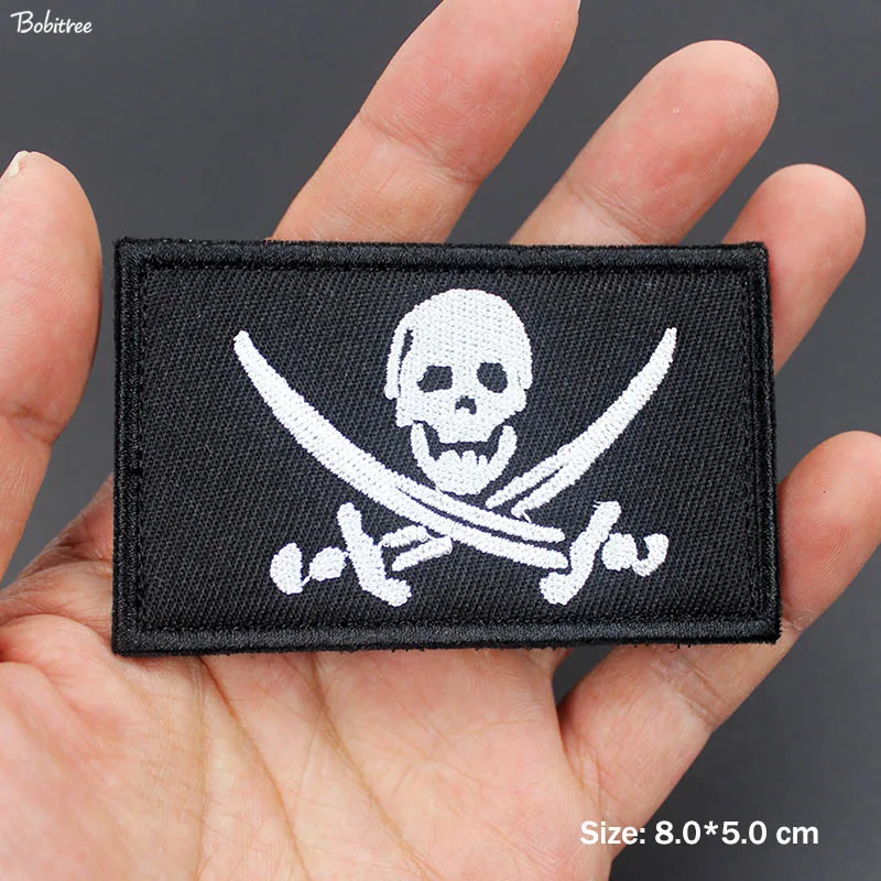Тактический боевой дух армии военные значки вышитые наклейки палка на американский флаг патч для одежды украшение для рюкзака - Цвет: 1 Pcs