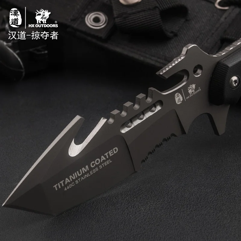 Billige HX FREIEN predator Tactical Überleben Camping Messer, Hohe Qualität Jagd Überleben Tactical Messer Dschungel Überleben Messer