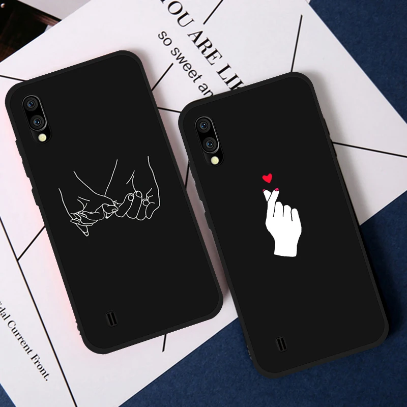 

New Couple Phone Case For Samsung Galaxy A10 A20 A30 A40 A50 A70 M10 M20 A8s S10 Plus Soft Case For Galaxy S10e S10 Lite Capa