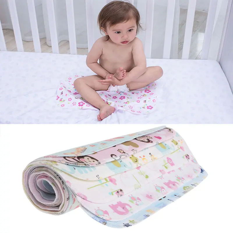 Детские пеленки мочи коврик ребенок водонепроницаемый постельные принадлежности Пеленальный чехол Коврик