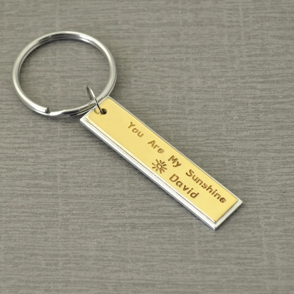 Custom Name keychain Bar Personalized Keychain Gift for him boyfriend Valentine's Day | Украшения и аксессуары