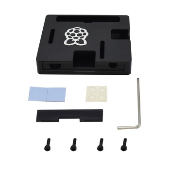 

Raspberry Pi 3 Model A+ Case CNC Aluminum Case Ultra-Thin Metal Shell For RPI 3 Model A Plus Black Enclosure New - Silver Black