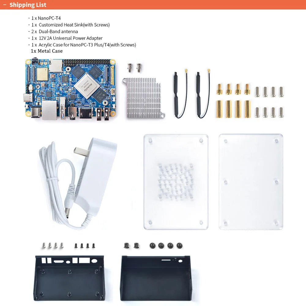 NanoPC T4 с открытым исходным кодом RK3399 ARM макетная плата DDR3 ОЗУ 4 Гб Гбит/с Ethernet, Поддержка Android 8,1 Ubuntu, AI и глубокого обучения