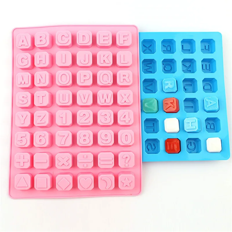 

3D Alphanumeric Silicone Chocolate Mold Cake Decorating Tools Sugarcraft Fondant Mold Kitchen Cake Bakeware DIY Baking Tools