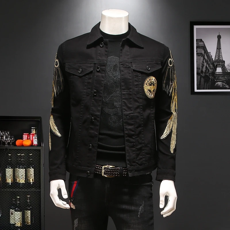 High Street Men Clothing Denim Jacket 