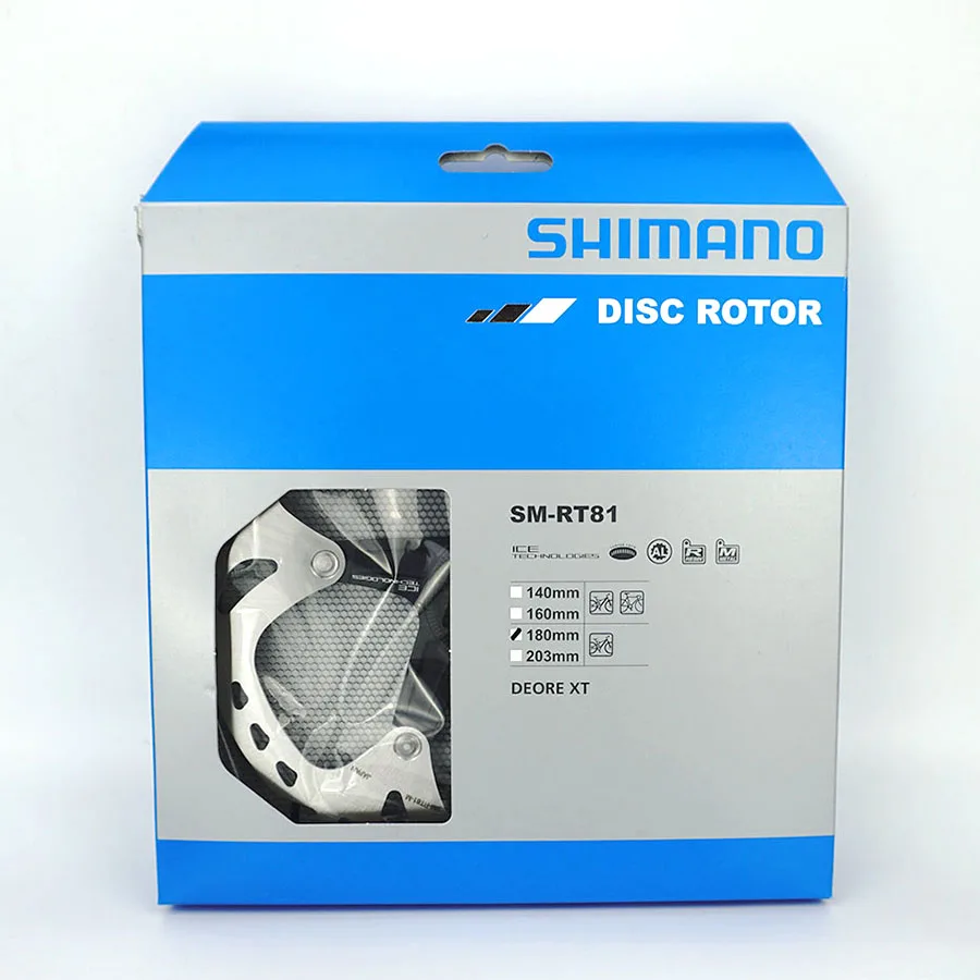 Shimano DEORE XT SM RT81 гидравлический дисковый тормозной ротор Центральный замок горный