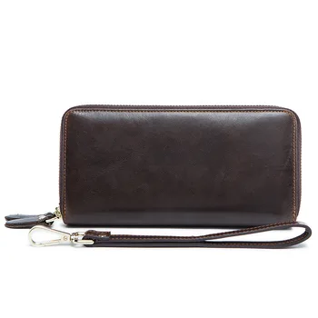 

New Fashion Wallet Men Wallet Genuine Leather Purse Men Luxury Designer Clutch Male Card Holder Wallets High Quality Man's Purse