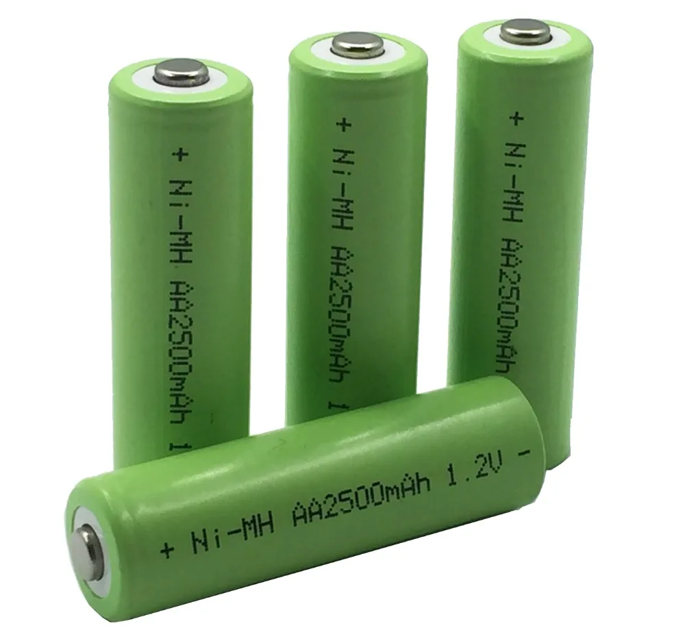 Lanzhd 2500mAh AA Аккумуляторная батарея 2A NiMH батарея 1,2 V перезаряжаемые батареи для дистанционного управления игрушечной камеры(4 шт-40 шт