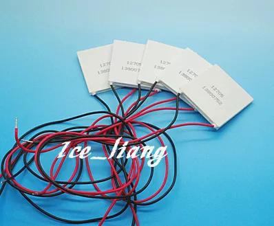 

5PCS/LOT TEC1-12706 12706 TEC 5PCS Thermoelectric Cooler Peltier 12V New of semiconductor refrigeration FREE shipping