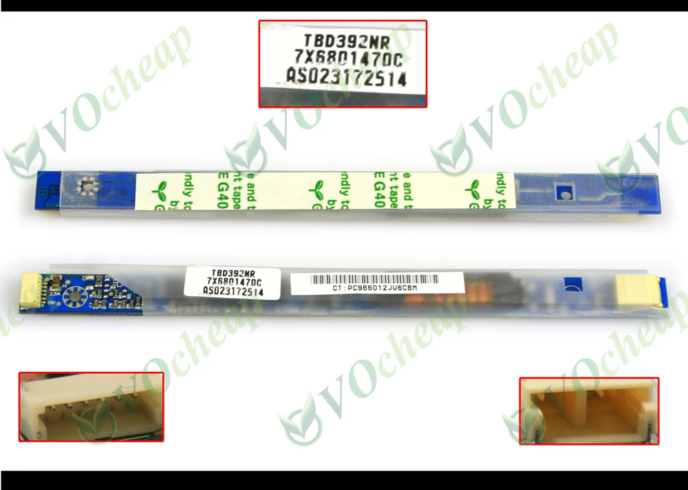 Nuovo Inverter Retroilluminato Lcd Ccfl Originale Per Hp Pavilion Dv6000 Dv9000 Per Compaq Presario F500 Tbd392Nr As023172514 432296-001