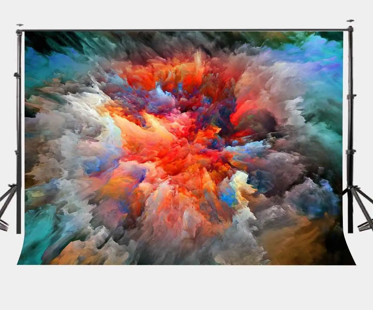 

7x5ft Abstract Colorful Painting Photography Backdrops Photo Props Studio Background