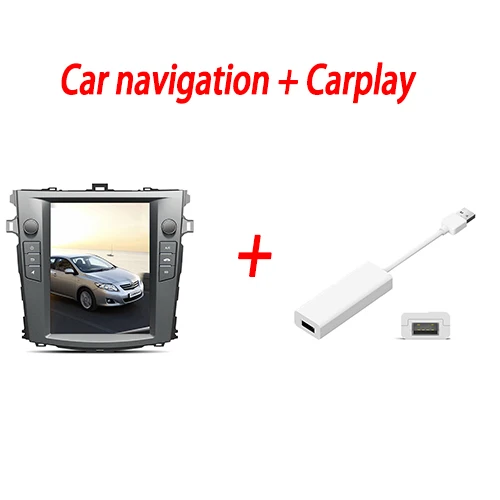 Android 2G ram для Toyota Corolla 2007~ 2012 автомобильное радио Аудио Видео Мультимедиа dvd-плеер wifi gps Navi навигация - Цвет: Carplay Optional