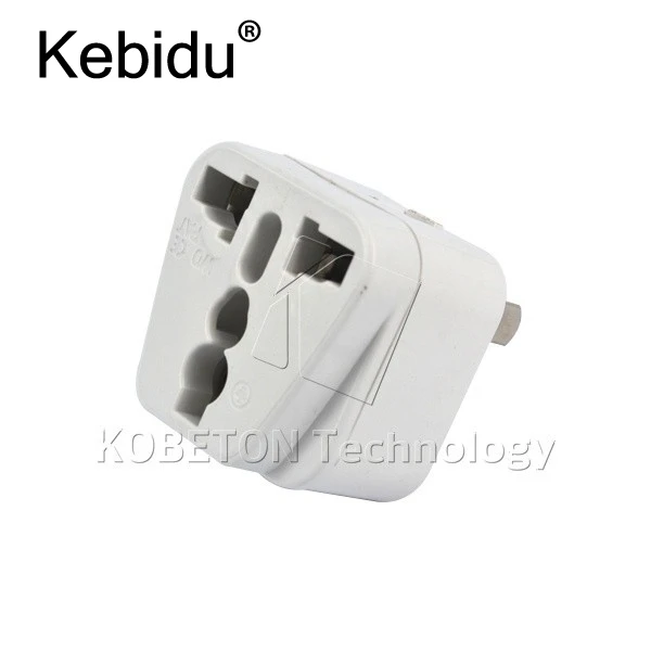 Kebidu Универсальный 3 Булавки США Plug Главная Travel Adapter Портативный электрические розетки ЕС AU Великобритания Бразилии, Италии к нам зарядное устройство конвертер