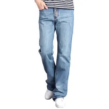 

2019 Spring Autumn Slim Fit Pants Homme Business Casual Bell Bottom Trousers