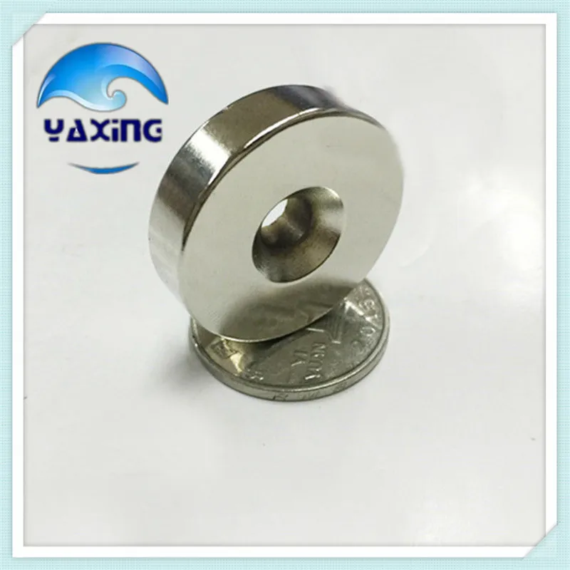 

5pcs 30mm x 10mm Hole 6mm N35 Super Neodymium Round Ring Magnets 30*10-6 neodyum magnet 30 x10-6mm Free Shipping