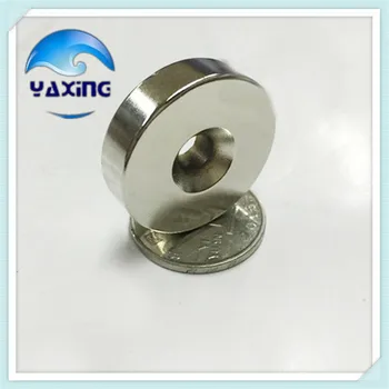 

5pcs 30mm x 10mm Hole 6mm N35 Super Neodymium Round Ring Magnets 30*10-6 neodyum magnet 30 x10-6mm Free Shipping