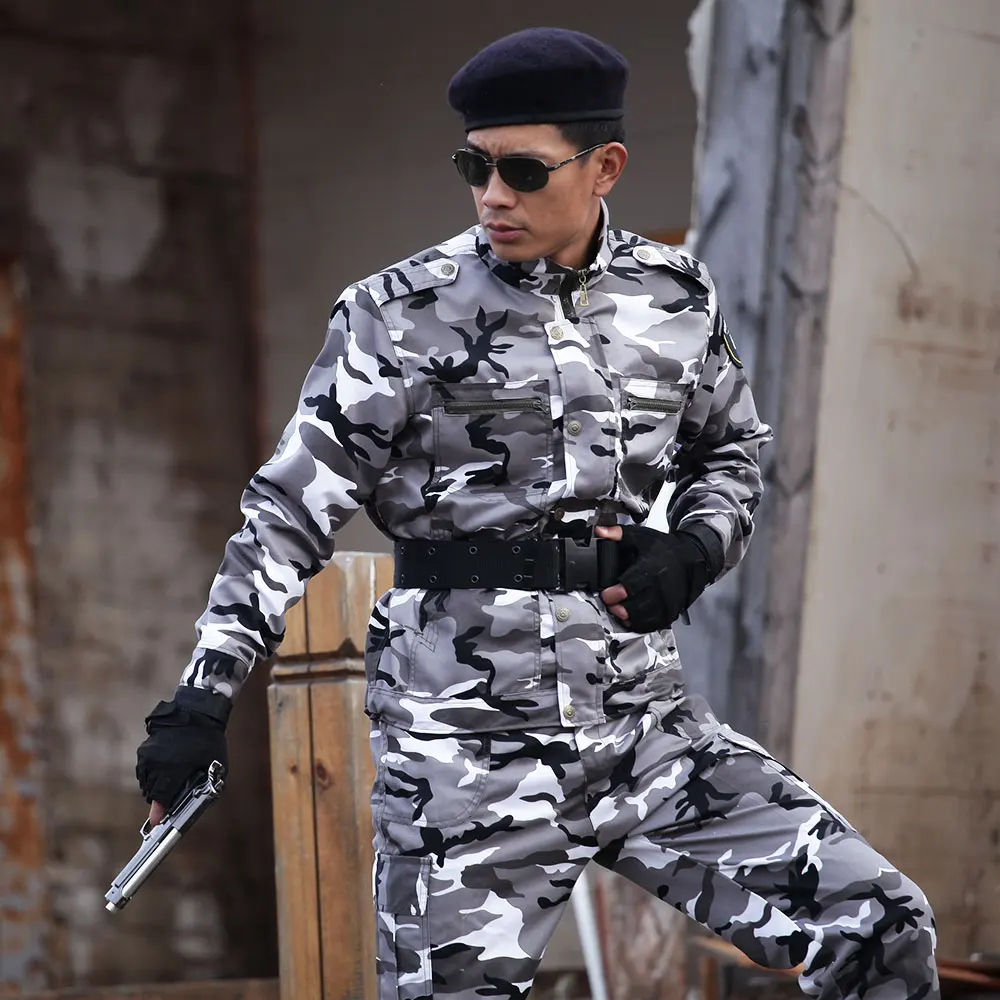  Outdoor Army Hunting Clothes Camouflage Suits Military Tactical Uniforms Outfit for Men Combat Camp
