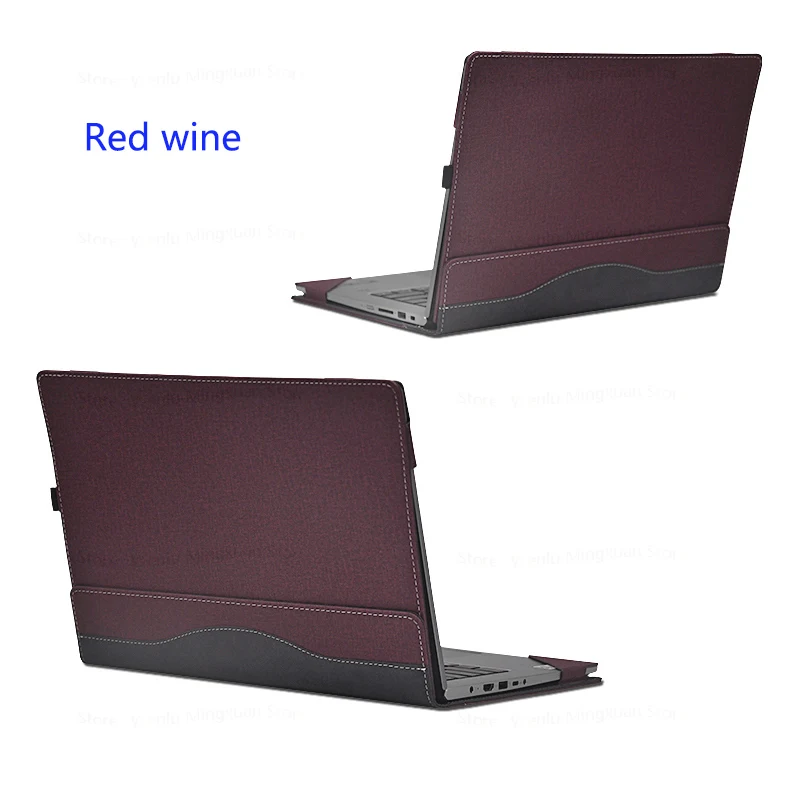 Чехол для ноутбука lenovo YOGA 530 14IKB чехол для ноутбука для Yoga 520 Flex 5 1" защитный чехол из искусственной кожи в стиле пэчворк в подарок - Цвет: red wine