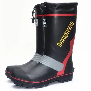 Wellies Waterproof Non-slip Rubber Boots Tendon Soles Fishing Garden Mud Aqua Rain Snow Winter Warm High Tube reef Waders Shoes 