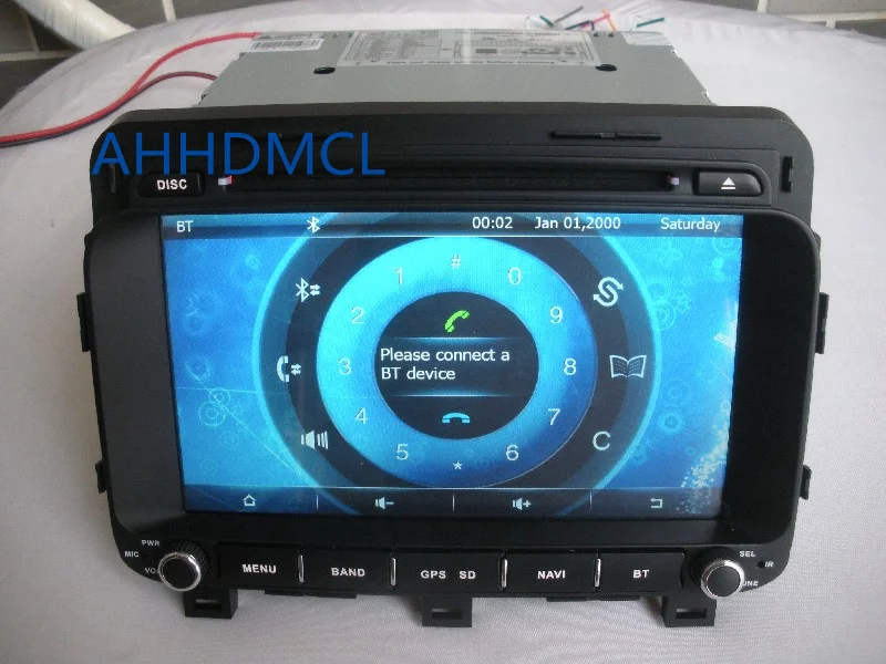 Discount 2 DIN Car Multimedia Player Radio Audio DVD Player GPS Bluetooth For Kia K5 Optima 2014 2015 Magentis 5