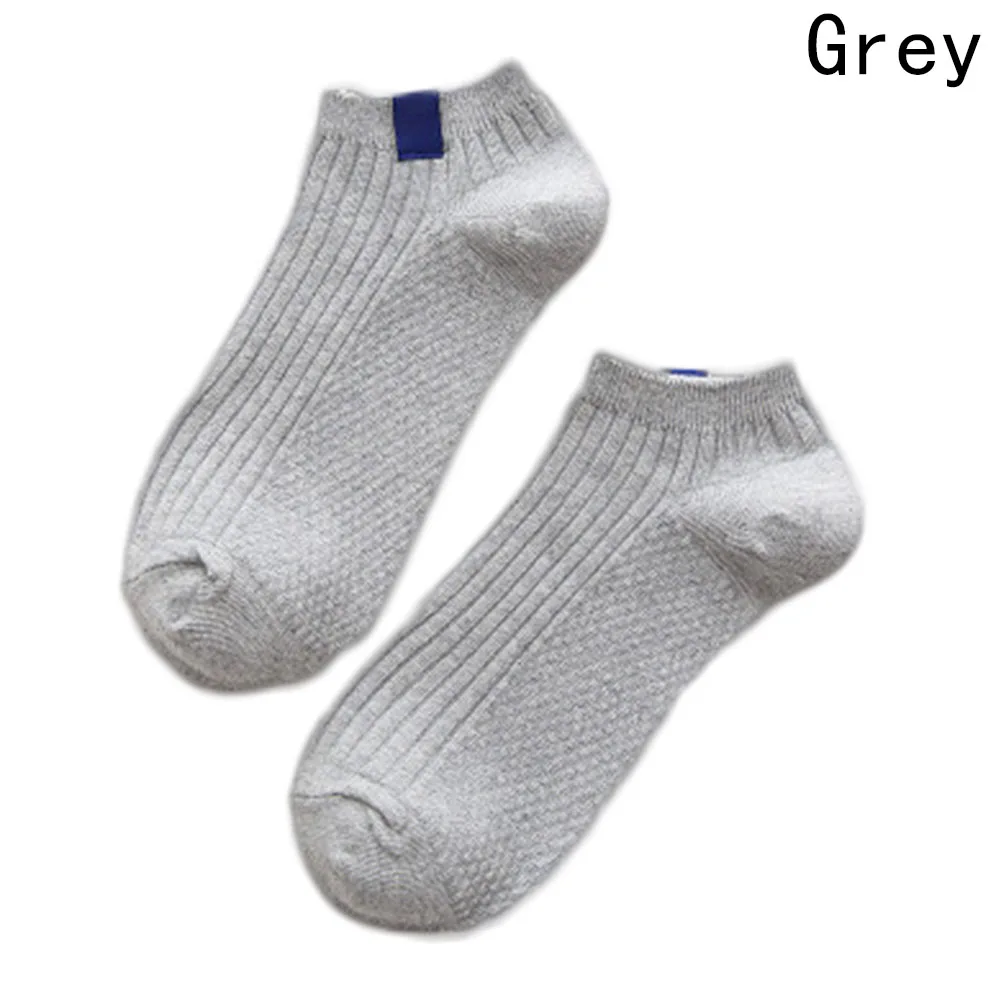 Для мужчин носки из хлопка однотонноные Цвет лодка носки, впитывающие Пот спортивные носки Фитнес спортивные носки Беговые