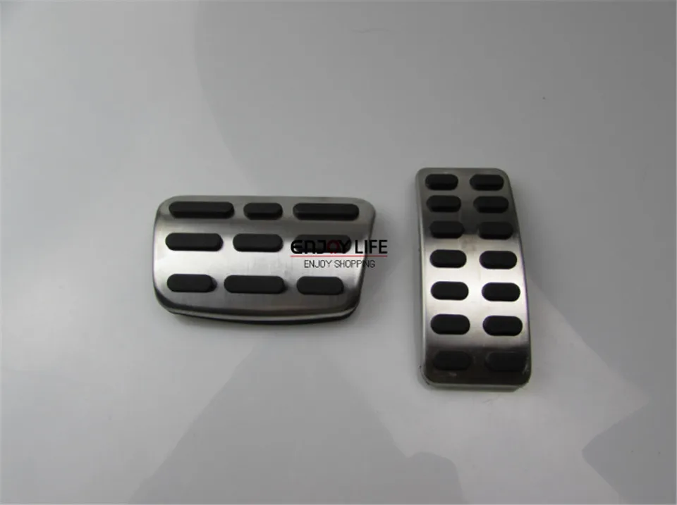 2pcs AT Gas Fuel Brake Foot Pedal Pad For Hyundai Accent Solaris 2011