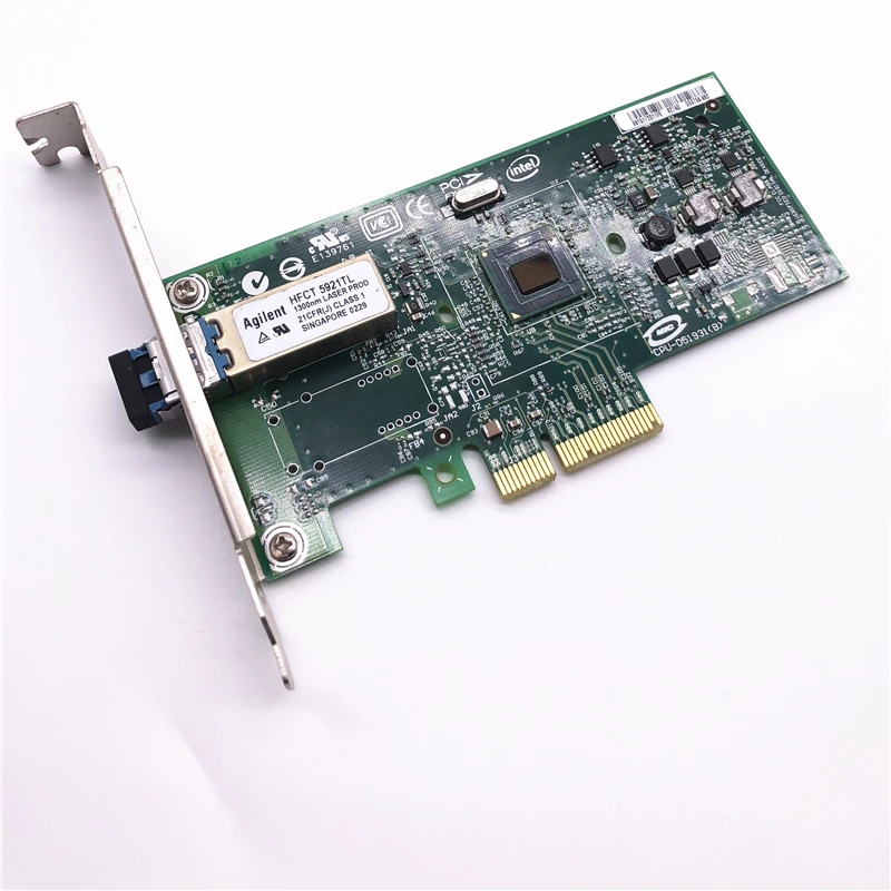 PCI-E 1000 Мбит/с волоконный Gig Ethernet сетевой адаптер 1G 1300nm LC оптический модуль EXPI9400PF INTEL PRO/1000 PF серверный адаптер
