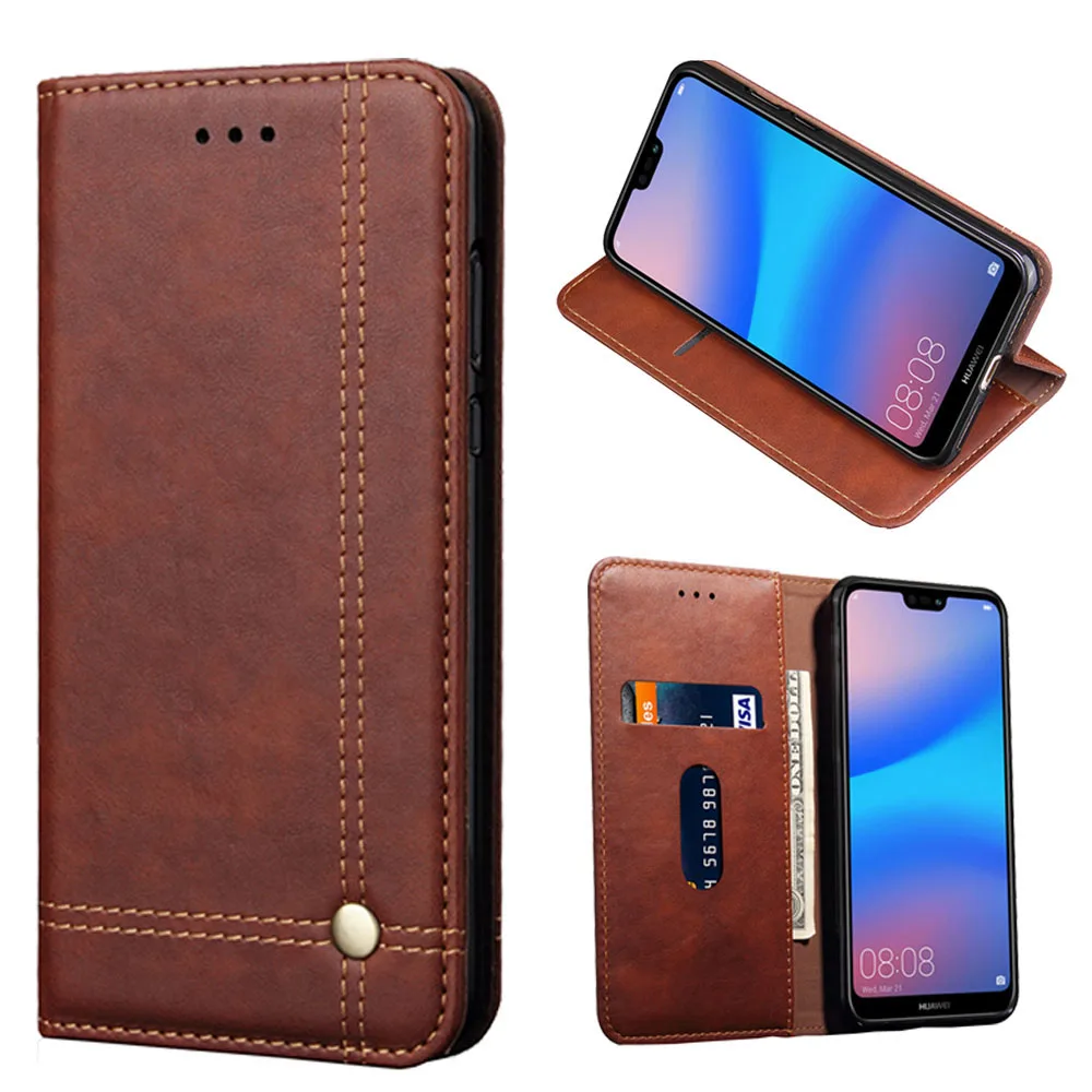 Luxury Phone Cases For Huawei Nova 3i Case Leather Flip Wallet For Coque Huawei Nova 3i
