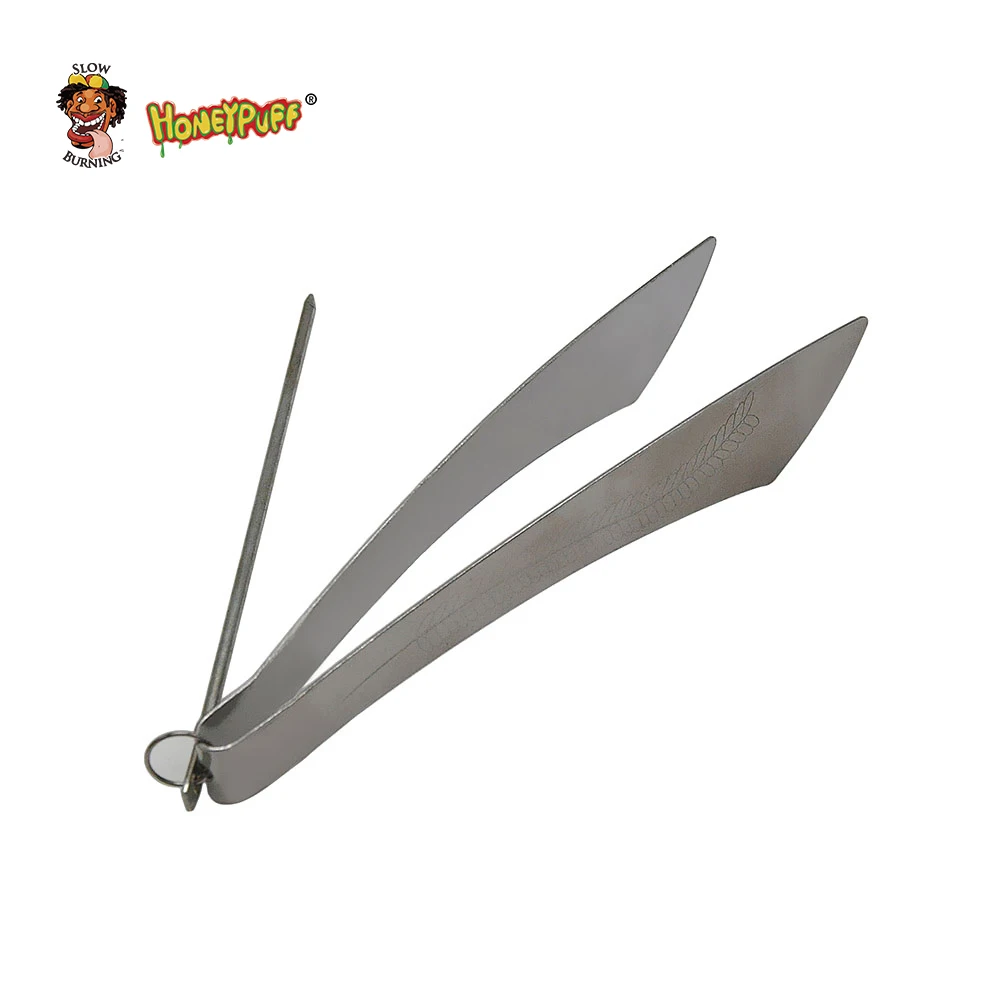 Высокое качество металлический длинный изогнутый нож уголь для кальяна щипцы угольные зажимы фиксирующие щипцы 160 мм с фольгой гвоздь