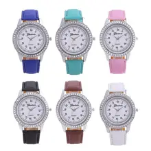 Женские часы с принтом из искусственной кожи, аналоговые кварцевые наручные часы, модные женские часы, женские часы, горячая Распродажа