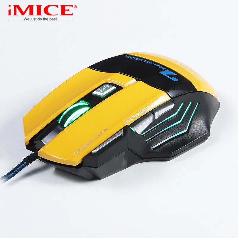 Black 6 Buttons 2400DPI Adjustable USB Wired Optical Gaming Mouse for Desktop PC Laptops - 1 6 Buttons 2400DPI Adjustable USB Wired Optical Gaming Mouse for Desktop Keyboards /& Mouse Mouse -