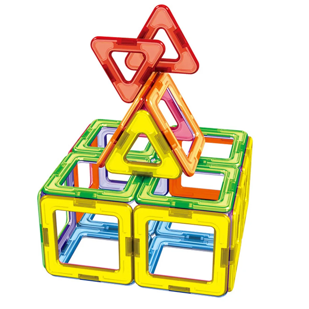 92 шт./компл. большой Размеры магнитные стоительные блоки колесо обозрения кирпич дизайнер, просвещающие кубики, магнитные игрушки для детей, подарок на день рождения