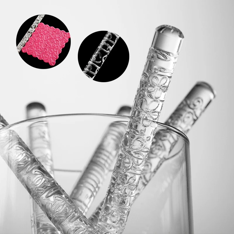 

16cm Crocodile Skin Effect Embossing Acrylic Rolling Pins Fondant Cake Decorating Rolling Pin Pastry Tools Rolling Pins