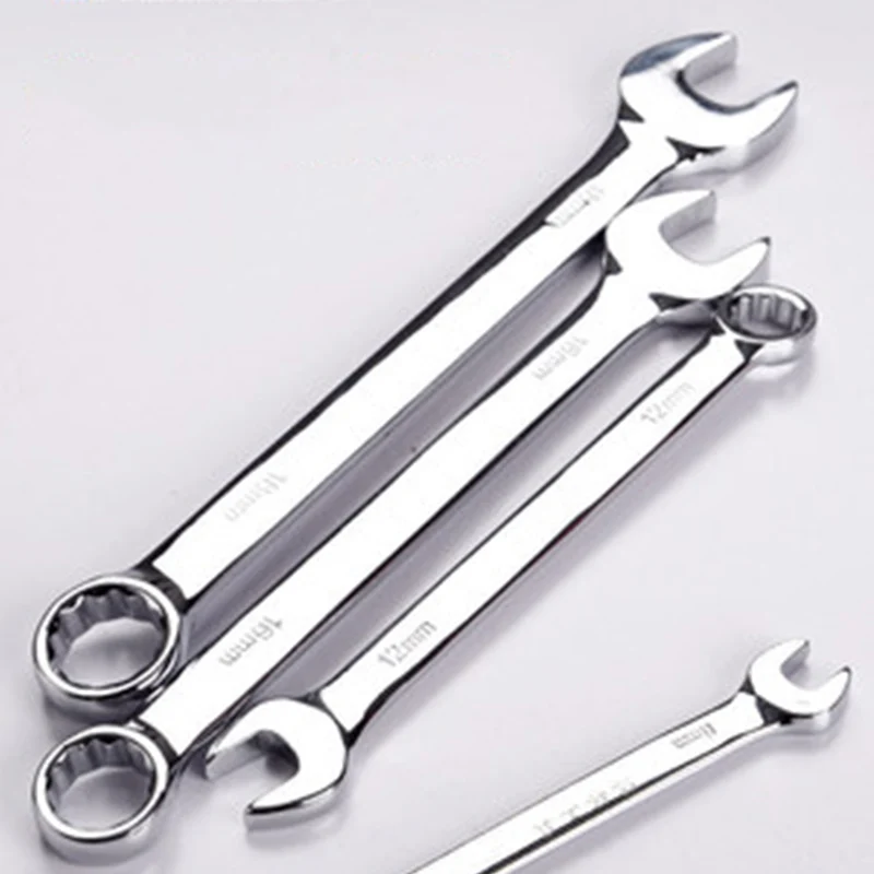 

Ratchet Combination Metric Wrench Set Fine Tooth Gear Ring Torque and Socket Wrench Set Nut Tools for Repair A Set of Wrench