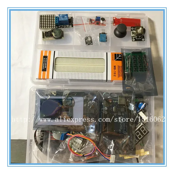 with Retail Box RFID Starter Kit for Arduino UNO R3 Upgraded version Learning Suite Wholesale Free