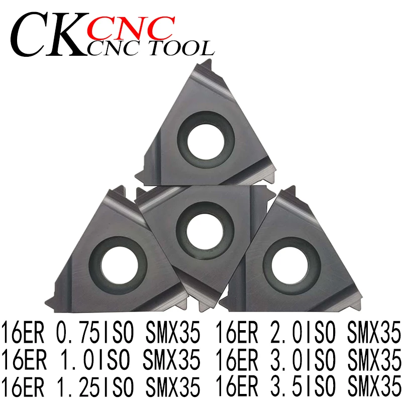 10 шт. 16ER 0,75 ~ 3.5ISO SMX35 карбида вставка для карбидная режущая вставка высокая стоимость исполнения