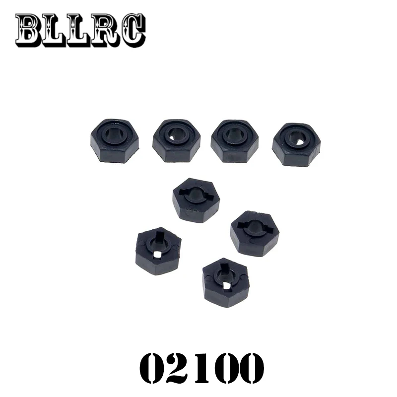 

8pcs Free shipping HSP 02100 Plastic Wheel Hex Mount 8P For RC 1/10 Buggy Truck Car Original Parts For a variety of models