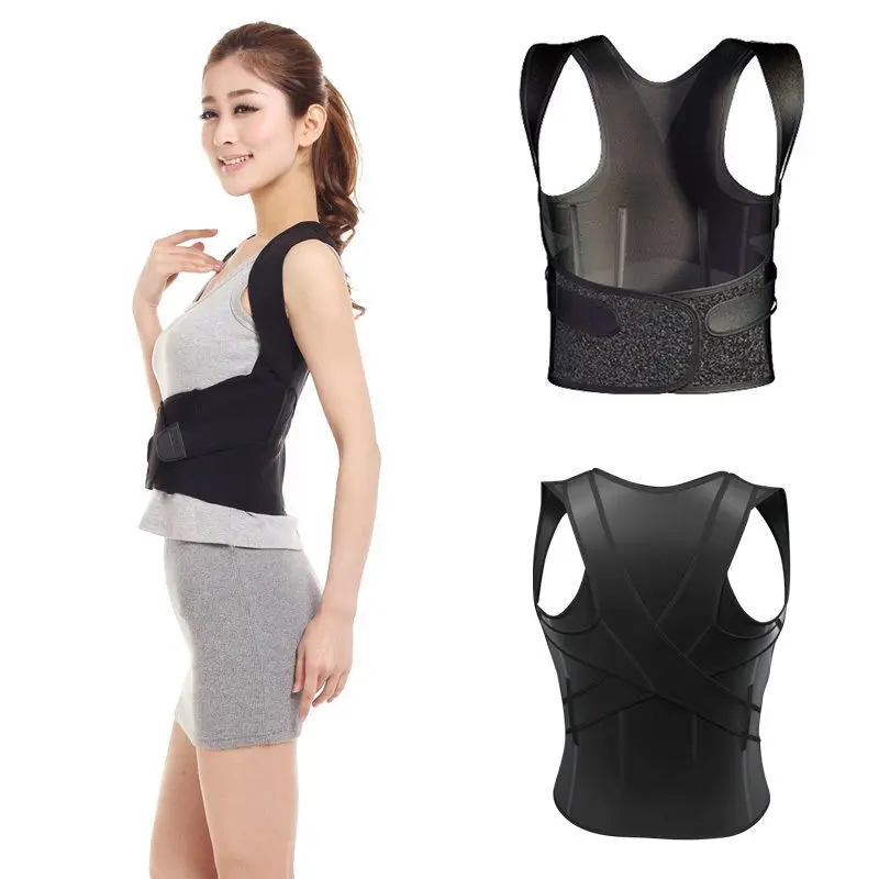 2017 Réglable Posture Correcteur 3D Corset Back Support Brace Ceinture Polyester Thérapie Posture Correcteur Brace Soutien L/XL/XXL