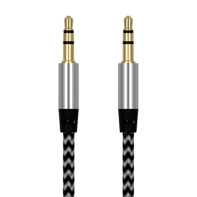 

3.5 Jack Audio Cable Jack 3.5 mm Male to Male Cloth Audio Aux Cable For iPhone Car Headphone Speaker Wire Line Aux Cord