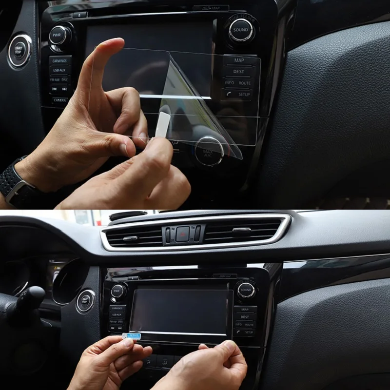 Стальная Защитная пленка для экрана GPS навигатора Kia Sportage QL 2016 2017 RIO X Line 2018 7/8