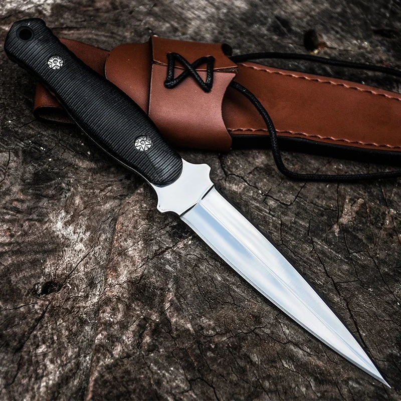 

High Quality Latest Design Tactical Dagger Knife Tanto Fixed Blade Hunting Military OUTDOOR RESCUE KNIVES Self Defense Knives