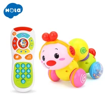 Детские игрушки ползающие насекомые игрушка комбинированная музыкальный телефон Дети Малыш 6 месяцев 0-1 лет ребенок