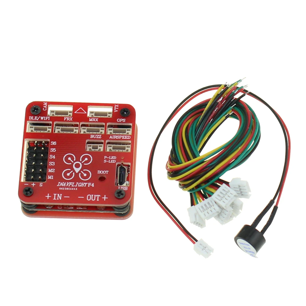 

INAV FLIGHT F4 Flight Controller Built-in OSD & Battery Voltage Current Monitor For FPV RC Airplane