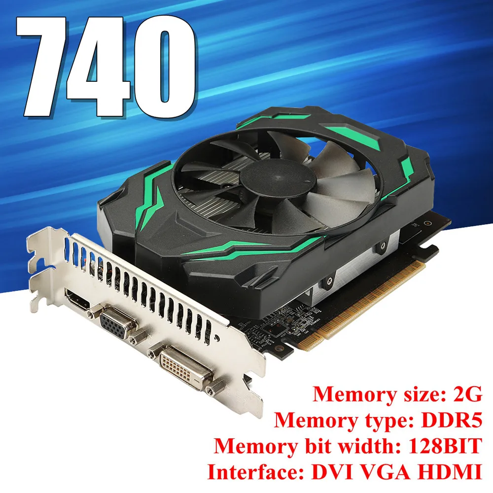 

2GB GDDR5 128bit VGA DVI HDMI Graphics Card w/ Fan For NVIDIA GeForce Stream Processors 384 Memory Width 128BIT