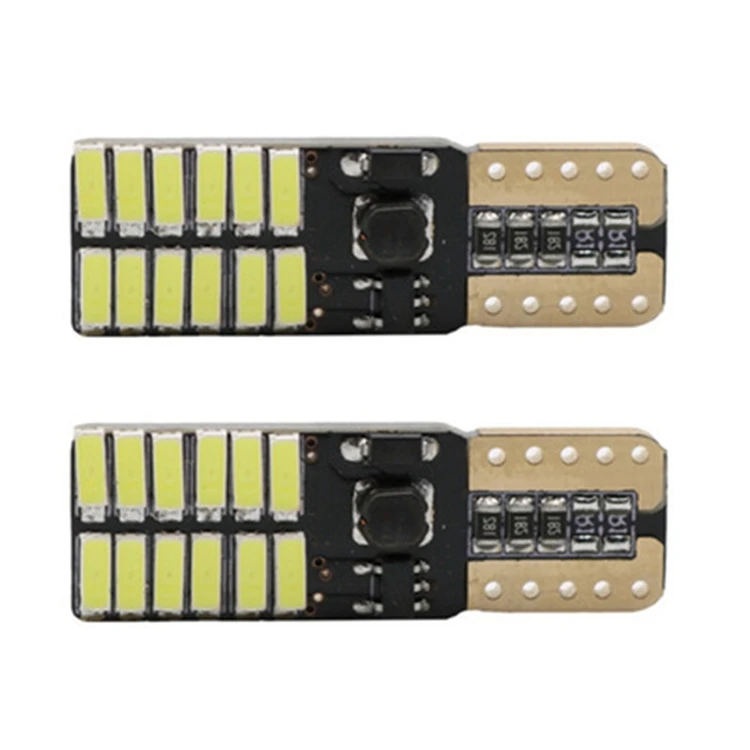 YSY T10 лампы 4014 24SMD 24 led Canbus ОШИБОК подкладке Light 194 168 W5W белый авто удара просвет лампа двери лампа без полярности