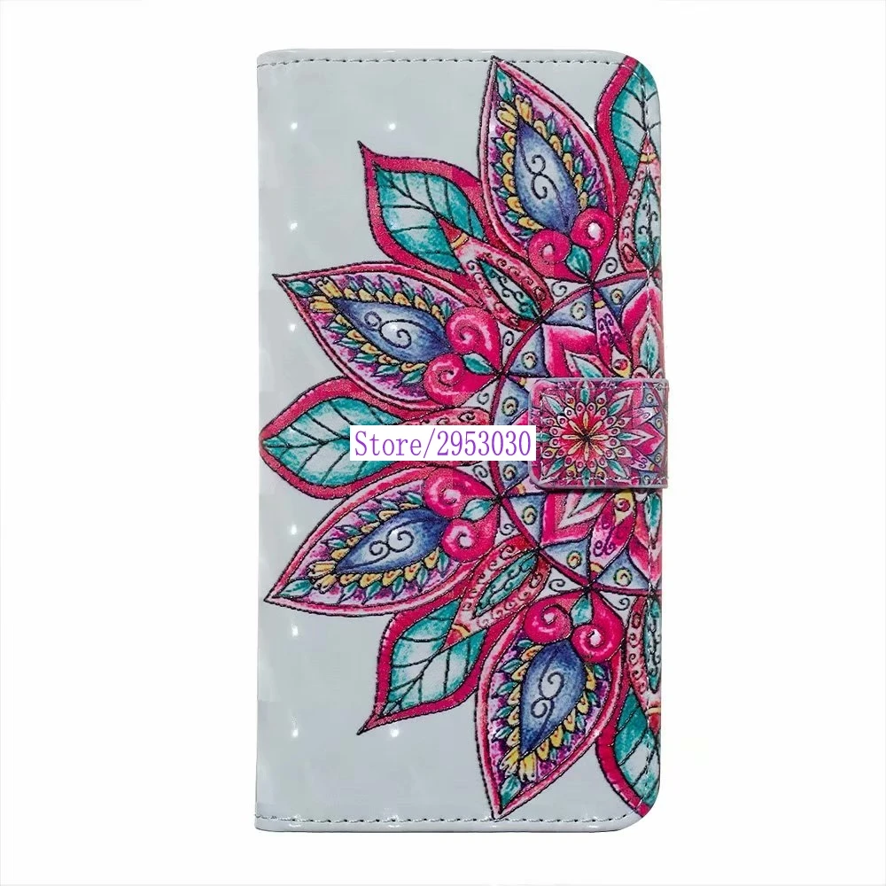 4 Для Y7 Pro LDN-LX1 LDN-LX2 3D чехол бумажник флип кожаный чехол сумка для Huawei Y7 Prime LDN L21 LX2 LX1 случае - Цвет: 4