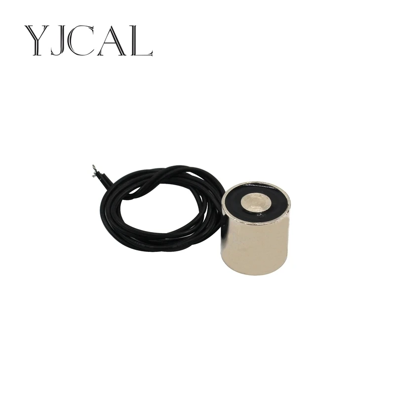 

YJ- 45/64 DC 12V 24V Circular Micro Holding Electric Magnet Lifting 40KG Solenoid Sucker Electromagnet