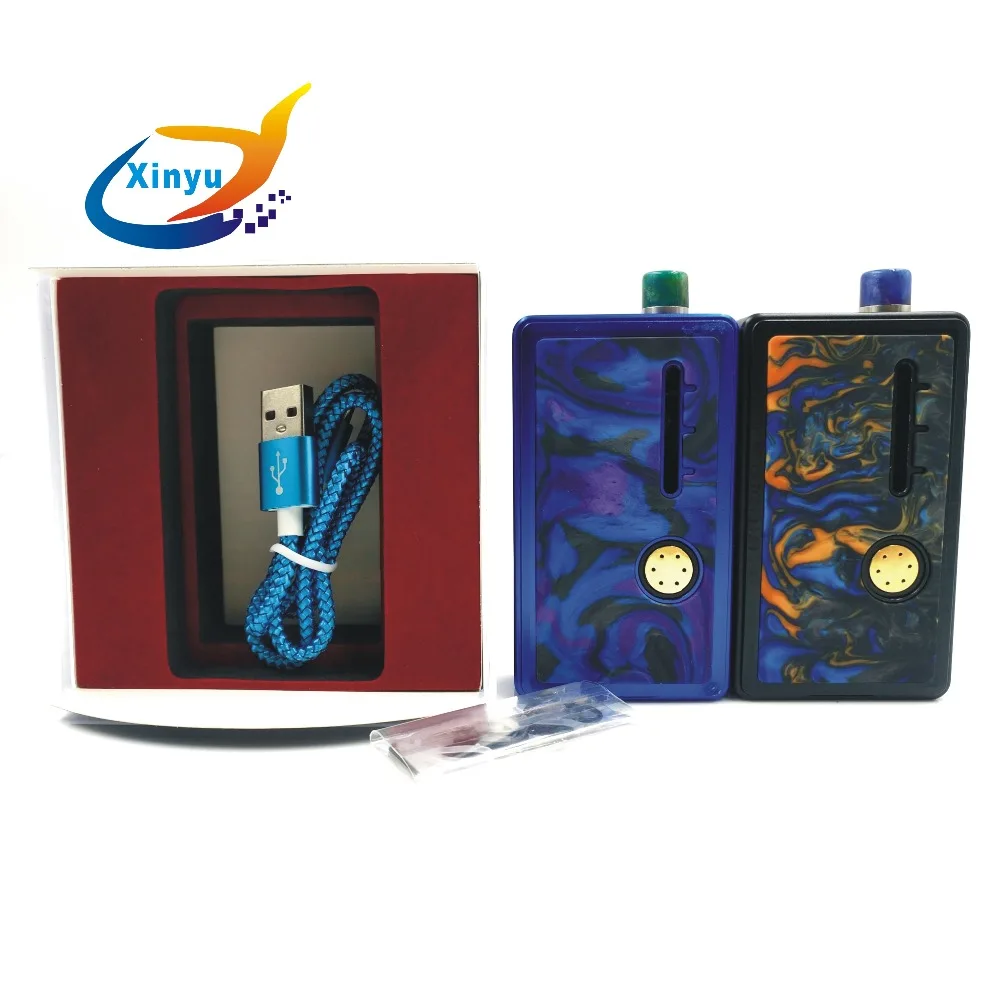 Priest AIO 90 Вт priest kit 10 мл бутылка 18650/20700/21700 батарея электронная сигарета mod box углерода волокно/Смола панель Нержавеющая сталь коробка