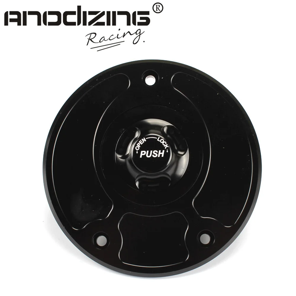 Motorcycle New CNC Aluminum Fuel Gas CAPS Tank Cap tanks Cover With Rapid Locking For KAWASAKI