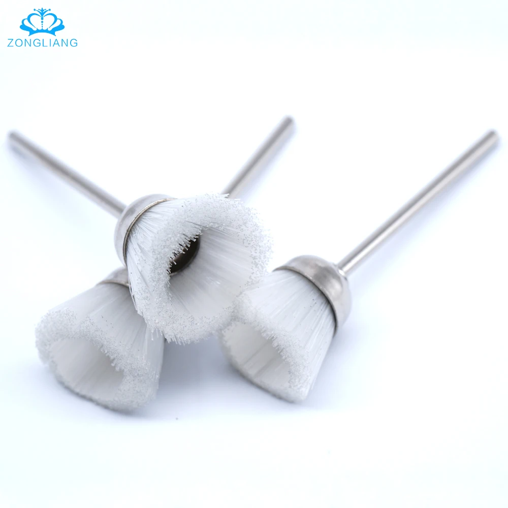 

3 Nail Art Drill Bit Cleaning Brush Electric Machine Files Polishing Griding Cuticle Cleaner Remover Manicure Accessories Tools